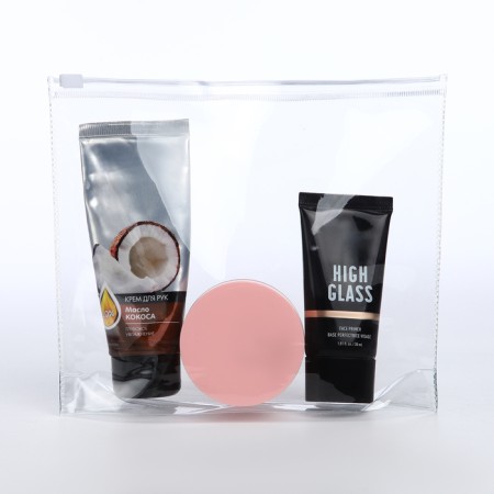 Cosmetic bag with a zip-gl.-1