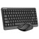 Keyboard + Mouse A4Tech FSTYLER FG1110 CLAV: Black/Gray Mouse: Black/Gray USB Wireless 106853