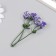Artificial plant for creativity "celandine" set 12 pcs violet 9 cm