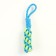 A wicker cable toy with a pen, 120 g, up to 31 cm, blue/green