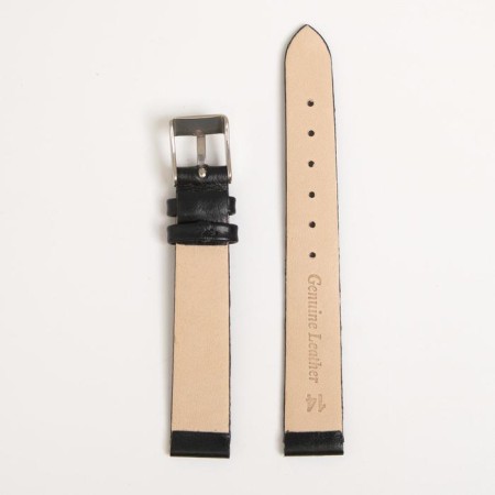 Watch strap, female, 14 mm, harness 70 mm, larynx 105 mm, genuine leather-2