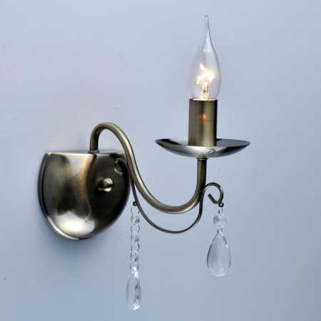 Bra "Aurora", 60W E14, brass color-1