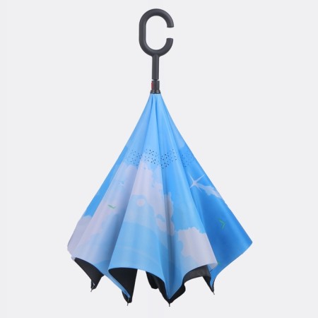 Umbrella - on the contrary, "heaven", mechanical, 8 spokes, r = 53 cm, color mix-6