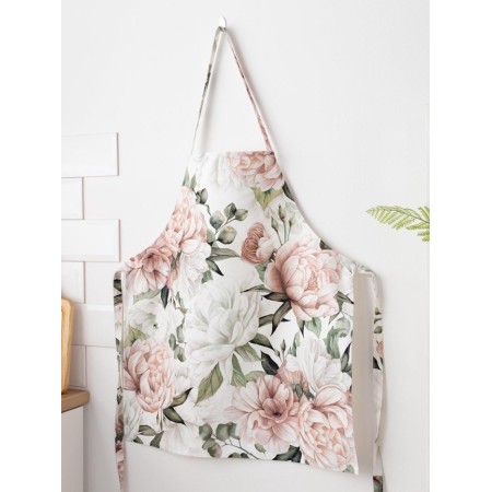 Apron Ethel "Peonies" 60x70 cm, 100% HL, sarzha 190 g/m2-10