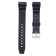 Watch strap, 18 mm, silicone, l-22.5 cm, black