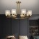 Ceiling chandelier with textured ceilings Calle, 40W, E27, 75x75x42 cm