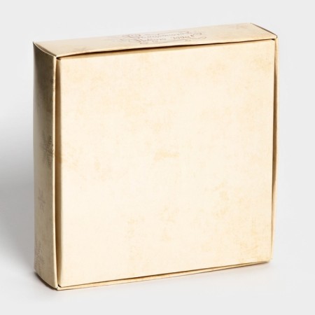 New Year. Box for 4 sweets, "New Year's magic", 12.6 x 12.6 x 3.8, confectionery packaging-2
