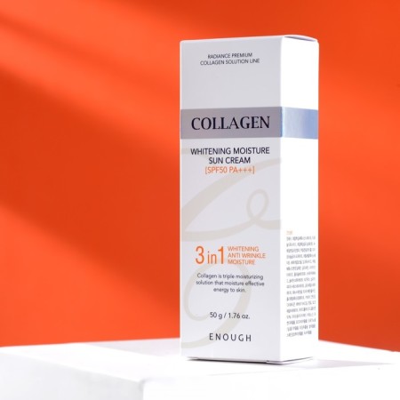 Enunch 3 in 1 in 1 with a sea collagen SPF50 PA +++, 50 ml-1