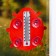 Plastic thermometer window "God's cow" in the package
