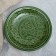 Tea set, Rishtan painting, 9 objects, green: kettle 0.8 l, Piala 0.3 l