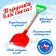 Children's spatula with a wooden handle, 41 cm, mix