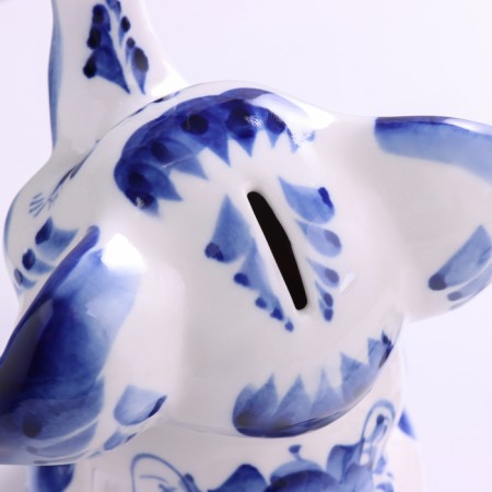 Pigger "Elephant", 14 x 17 cm, gzhel-4