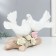 Souvenir Ceramics "Two pigeons on a branch with flowers" 28 cm