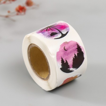 Stick Paper "Nature" d = 2.5 cm 252 pcs in the roll-5