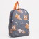 Baby backpack on lightning, gray color