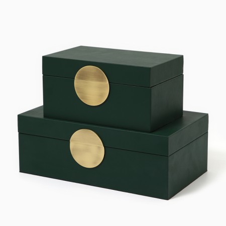 Ecumrude jewelry box for jewelry, set of 2 pcs.