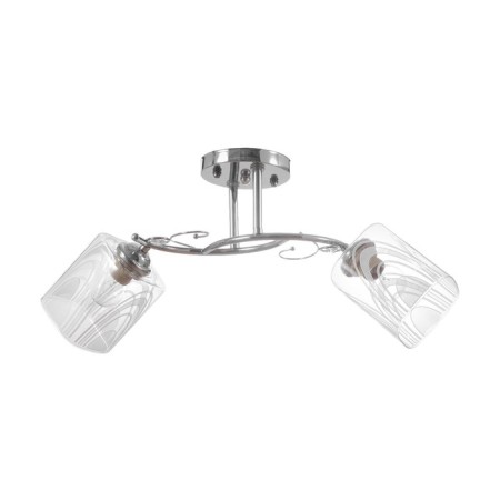 Ceiling chandelier "Marie" 2x40W E27 Color: silver