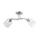 Ceiling chandelier "Marie" 2x40W E27 Color: silver