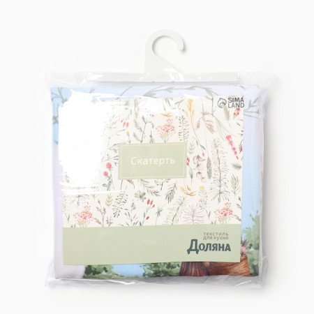 Grinding tablecloth Easter Garden 145*215 +/- 3 cm, 100% p/e-6
