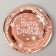 Paper plates “Happy Birthday”, set, 6 pcs., Color Pink gold