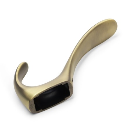 Furniture hook Cappio Note, two -rod, bronze-5