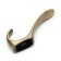 Furniture hook Cappio Note, two -rod, bronze
