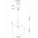 Suspension lamp Crystal Lux, Amor 0131/201, E27, 1x60 W, 30x26x26 cm, chromium color
