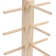 Glasses stand, 5 seats, h = 36 cm, wood, brown color