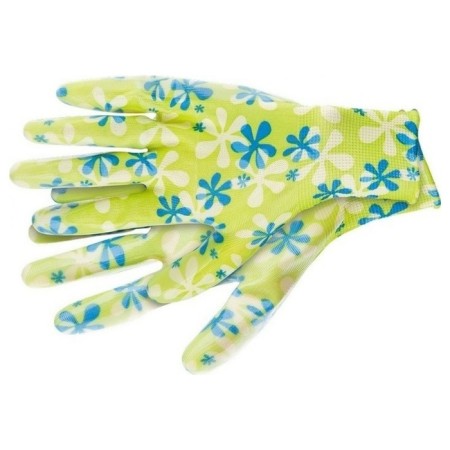 Polyester gloves Garden, with nitrilum dousy, size 9, Palisad
