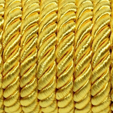 Cord twisted, d = 8 mm, 10 ± 1 m, gold color-1