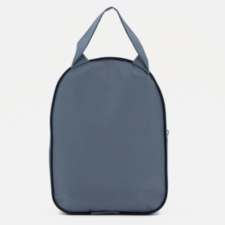 Cosmetic bag with a handle, a gray color-2