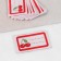 Cherry patch, 5.5 × 3.2 cm, 10 pcs, red color