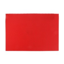 EVA rug universal, rhombuses 46 x 66 cm, red