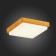 Ceiling EVOLUCE lamp. Sle200202-01. Taddio. 1x20 W, LED, 4000K, 1460 LM, 24x24x5 cm, color light brown