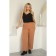 Female trousers, size 46, brown color