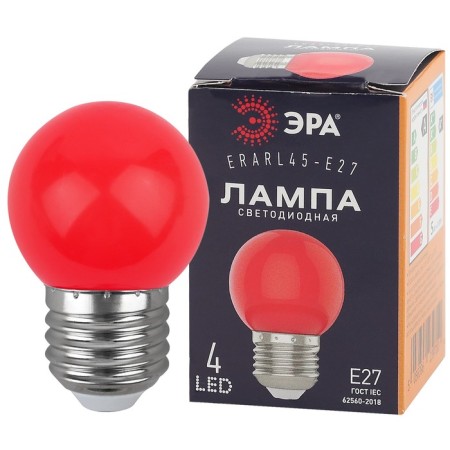 LED LED era Belt "Shar", 1 W, E27, 10 lm, 3000k, glow warm white