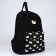 School textile "Ducks", with a pocket, black color