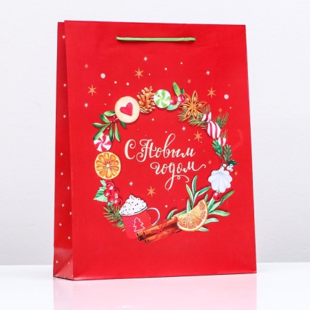 Gift package "Happy New Year", 33 x 42.5 x 10 cm