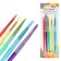 A set of brushes nylon 5 pieces, round, with colored handles, with rubber holders