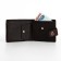 Male purse on a magnet, department for bills, for maps, for coins, brown color