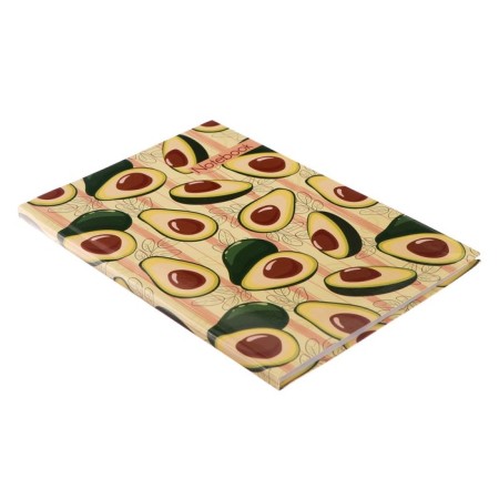 Notebook A5, 64 sheets in the Avocado line, integral cover, glossy lamination, offset block-1