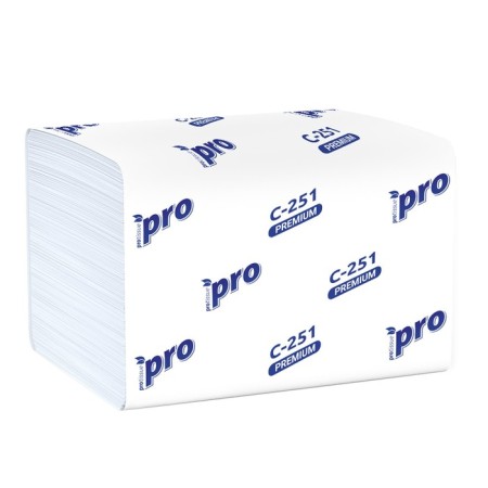 Paper Napkins Protissue C251, V Adquection, Dispensary, 2 layers, 200 sheets