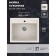 Uperwood Economwood Autonomous Office, oval, color 001 White matte