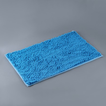 Bath and toilet rug “Books Long”, 49 × 76 cm, blue color-3