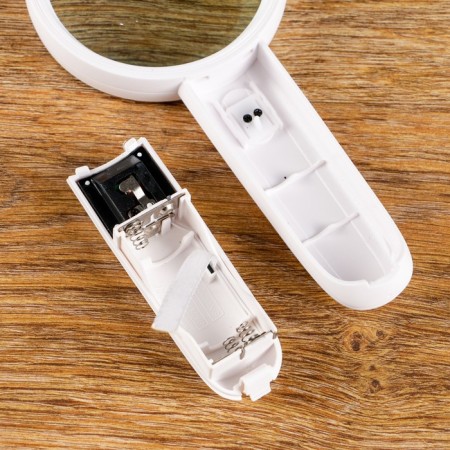 Lupa 3x, d = 7.5 cm, with backlight, 3 aaa, white-3