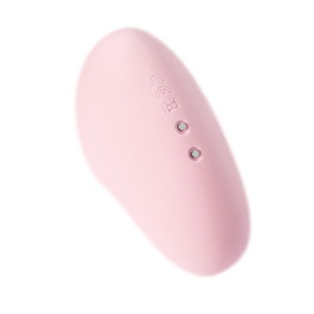 Vacuum-wave contactless stimulator of the Satiffyer Cutie Heart, silicone, pink color-7