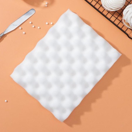 A set of mats for drying flowers from mastic, 2 pcs, 24.5 × 19 × 2.5 cm, white color-1