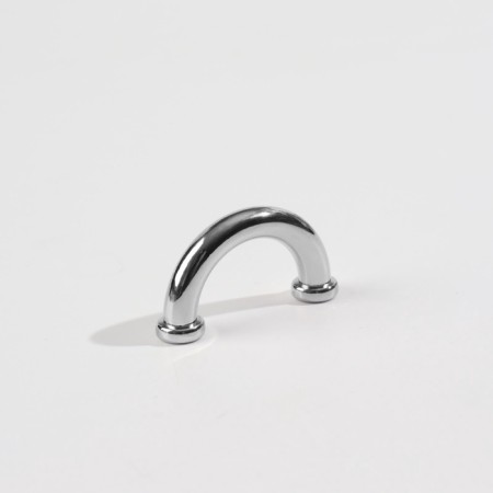 Fasteners for handles on a bag, 3 × 1.6 × 0.5 cm, 2 pcs, 4 screws, silver color-3