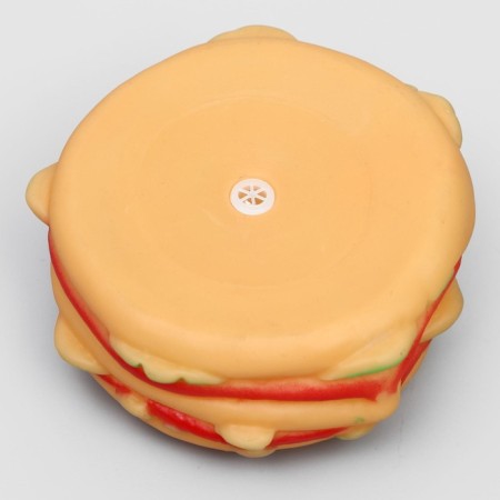 Brying toy "Hamberger with salad" for dogs, 9.5 cm-2