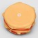 Brying toy "Hamberger with salad" for dogs, 9.5 cm